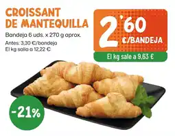 AhorraMas Croissant de mantequilla oferta