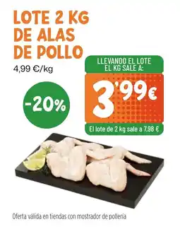 AhorraMas Lote de alas de pollo oferta