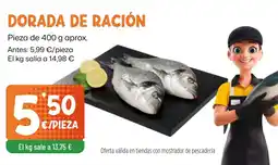 AhorraMas Dorada de ración oferta