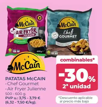 McCain patatas chef gourmet air fryer julienne