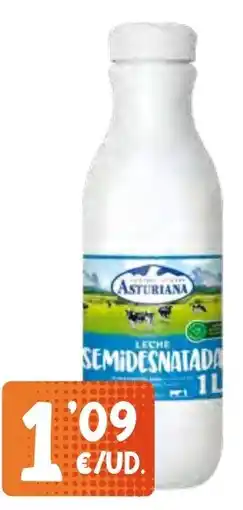 AhorraMas Asturiana leche semidesnatada oferta