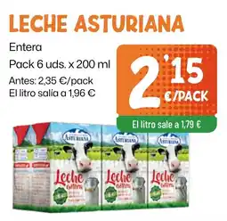 AhorraMas Leche Asturiana oferta