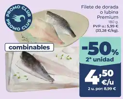 La Sirena Promo Club filete de dorada o lubina Premium oferta
