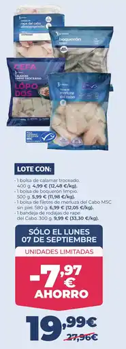 La Sirena la sirena filetes de merluza del cabo oferta