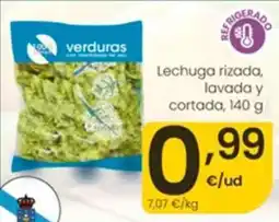 Aliprox verduras lechuga rizada oferta