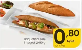 Baquetina 100% integral