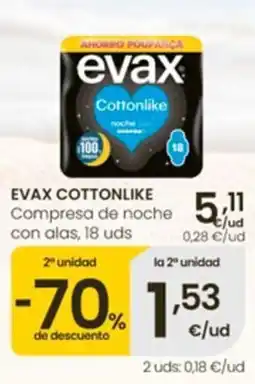 Aliprox evax compresa de noche con alas oferta