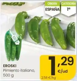 Eroski eroski pimiento italiano oferta