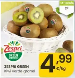 Eroski Zespri green kiwi verde granel oferta