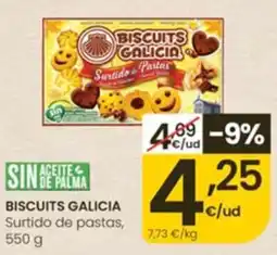 Eroski Biscuits galicia surtido de pastas oferta