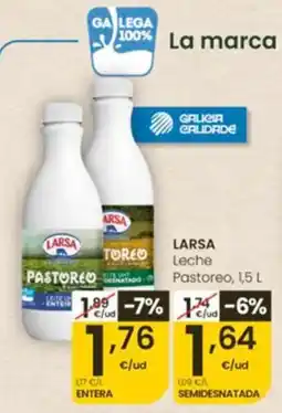 Eroski Larsa leche pastoreo oferta