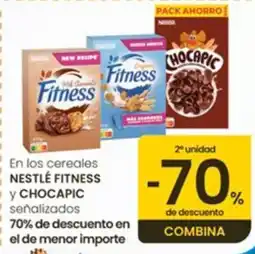 Eroski Nestlé Fitness y Chocapic En los cereales oferta