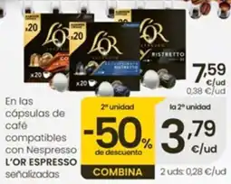 Eroski l'or espresso oferta