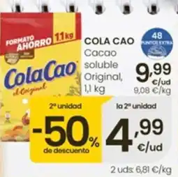 Eroski ColaCao Cacao soluble Original oferta