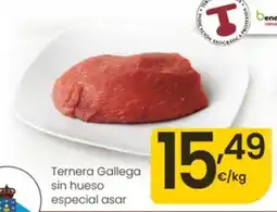 Eroski Ternera Gallega sin hueso especial asar oferta