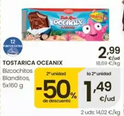 Eroski Tostarica Oceanix Bizcochitos Blanditos oferta