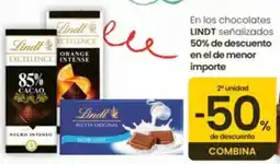 Eroski Lindt en los chocolates oferta