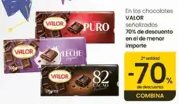 Eroski Valor en los chocolateschocolates oferta