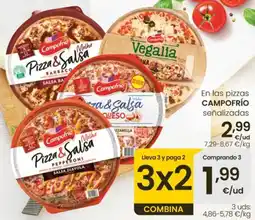 Eroski CampoFrio pizza & salsa oferta