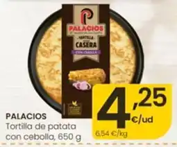Eroski Palacios tortilla de patata con cebolla oferta