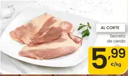 Eroski Al Corte secreto de cerdo oferta