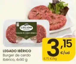 Eroski Legado Ibérico burger de cerdo ibérico oferta