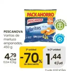 Aliprox Pescanova varitas de merluza empanadas oferta