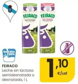 Aliprox Feiraco leche sin lactosa semidesnatada o desnatada oferta
