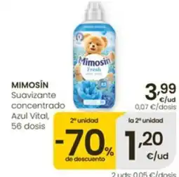 Aliprox Mimosin suavizante concentrado azul vital oferta