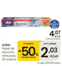 Aliprox Albal papel de aluminio reforzado oferta