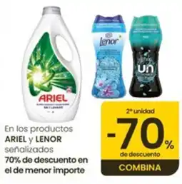 Aliprox Ariel lenor En los productos oferta