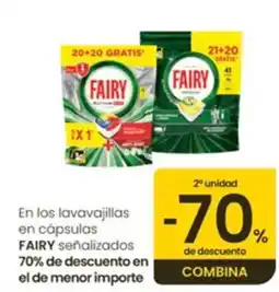Aliprox Fairy En los lavavajillas en cápsulas señalizados oferta