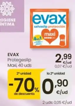 Eroski evax protegeslip maxi oferta