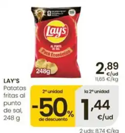 Aliprox Lay's patatas fritas al punto de sal oferta