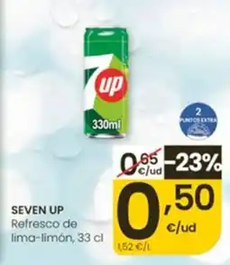 Eroski seven up refresco de lima-limón oferta