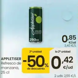 Eroski Appletiser refresco de manzana oferta