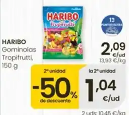 Eroski Haribo gominolas tropifruttis oferta