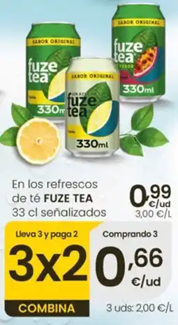 Eroski fuze tea oferta
