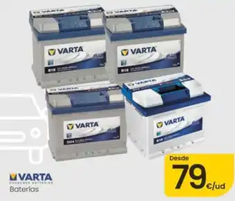 Eroski Varta baterías oferta