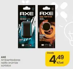 Eroski Axe ambientadores rejilla aromas surtidos oferta