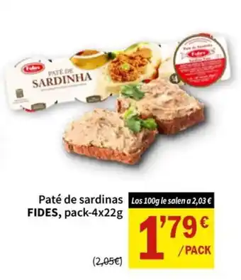 Fides paté de sardinas