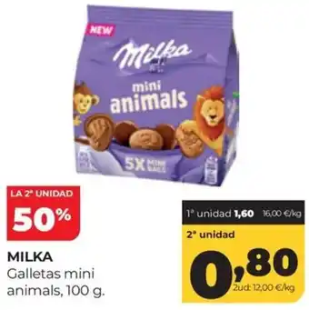 Milka Galletas mini animals
