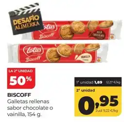 Alimerka Lotus Biscoff oferta