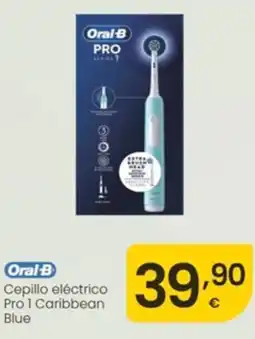 Eroski Oral-B Cepillo eléctrico Pro 1 Caribbean Blue oferta