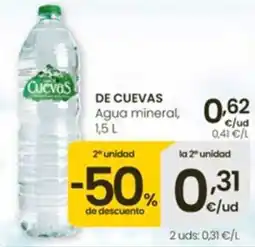 Eroski De Cuevas agua mineral oferta