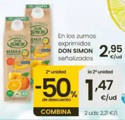 Eroski don simon zumos exprimidos oferta