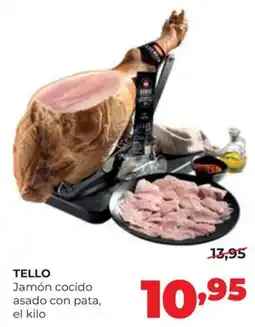 Alimerka Tello jamón cocido asado con pata oferta