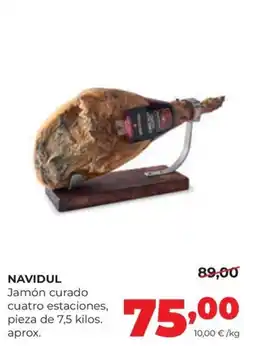 Alimerka Navidul jamón curado cuatro estaciones oferta