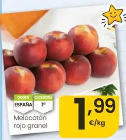 Eroski Melocotón rojo granel oferta