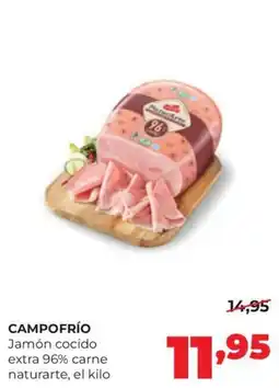 Alimerka Campo Frío jamón cocido extra 96% carne naturarte oferta